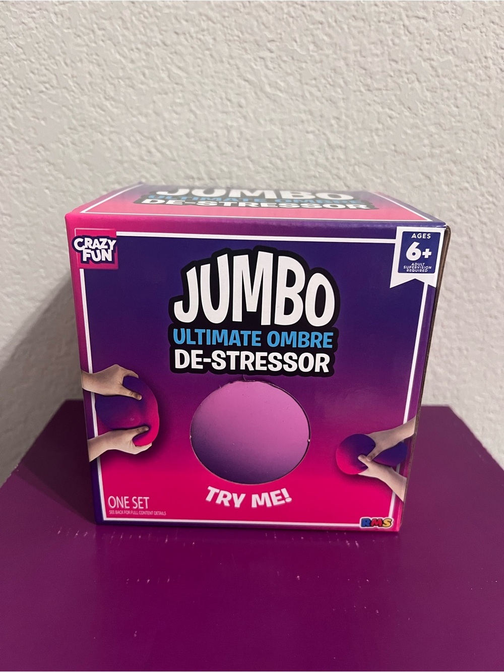 Authentic RMS Jumbo Ultimate Ombre De-Stressor - Pink and Purple